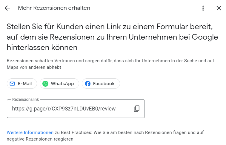Google Unternehmensprofil: Mehr Bewertungen erhalten