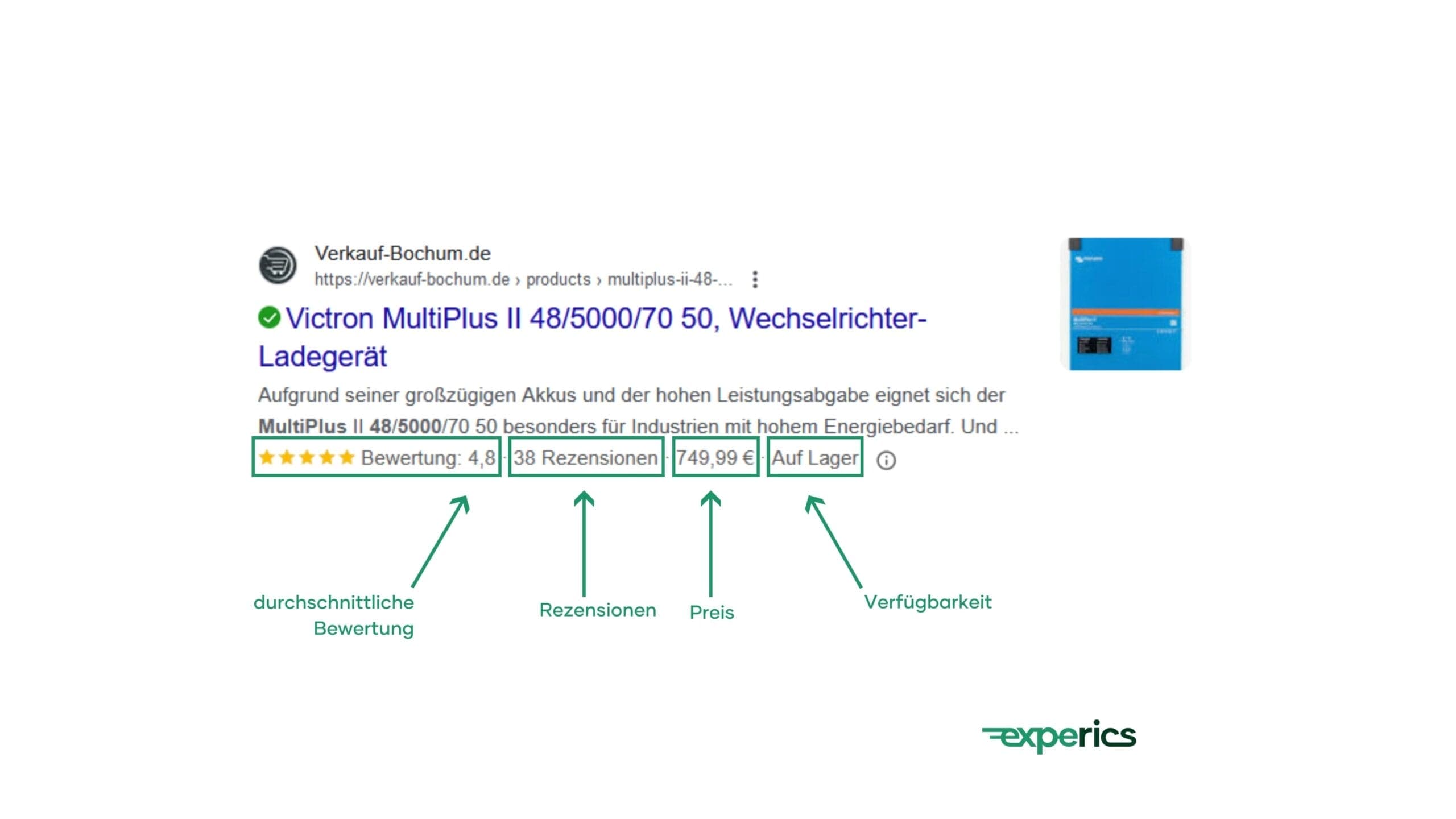 Der Hauptunterschied zwischen Rich Snippets und den Featured Snippets liegt in der Verwendung von strukturierten Daten.