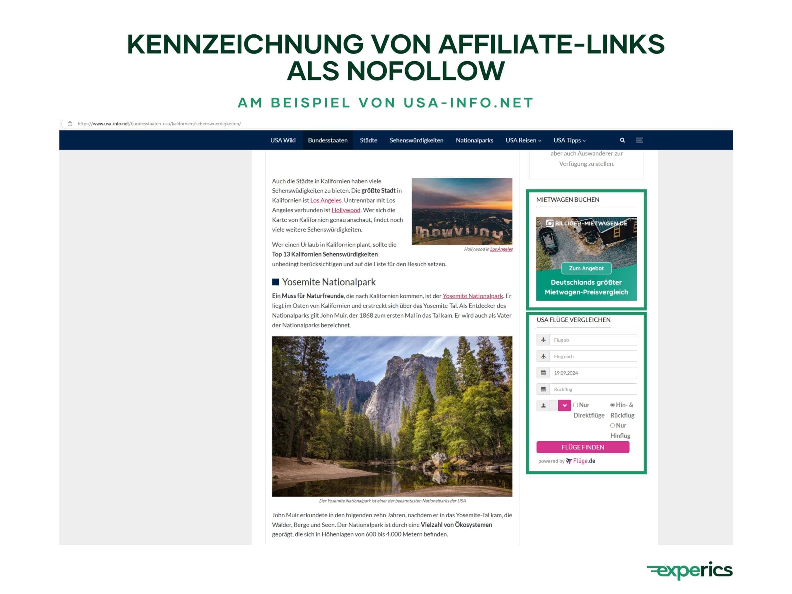 Besonders im Bereich des Onlinemarketing ist die richtige Kennzeichnung von externen Links entscheidend, wobei Affiliate-Links stets mit „nofollow“ versehen werden sollten.