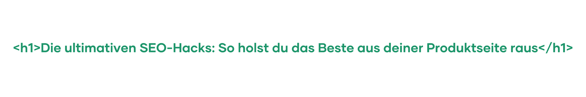 Dies ist ein Beispiel für eine h1-Überschrift.